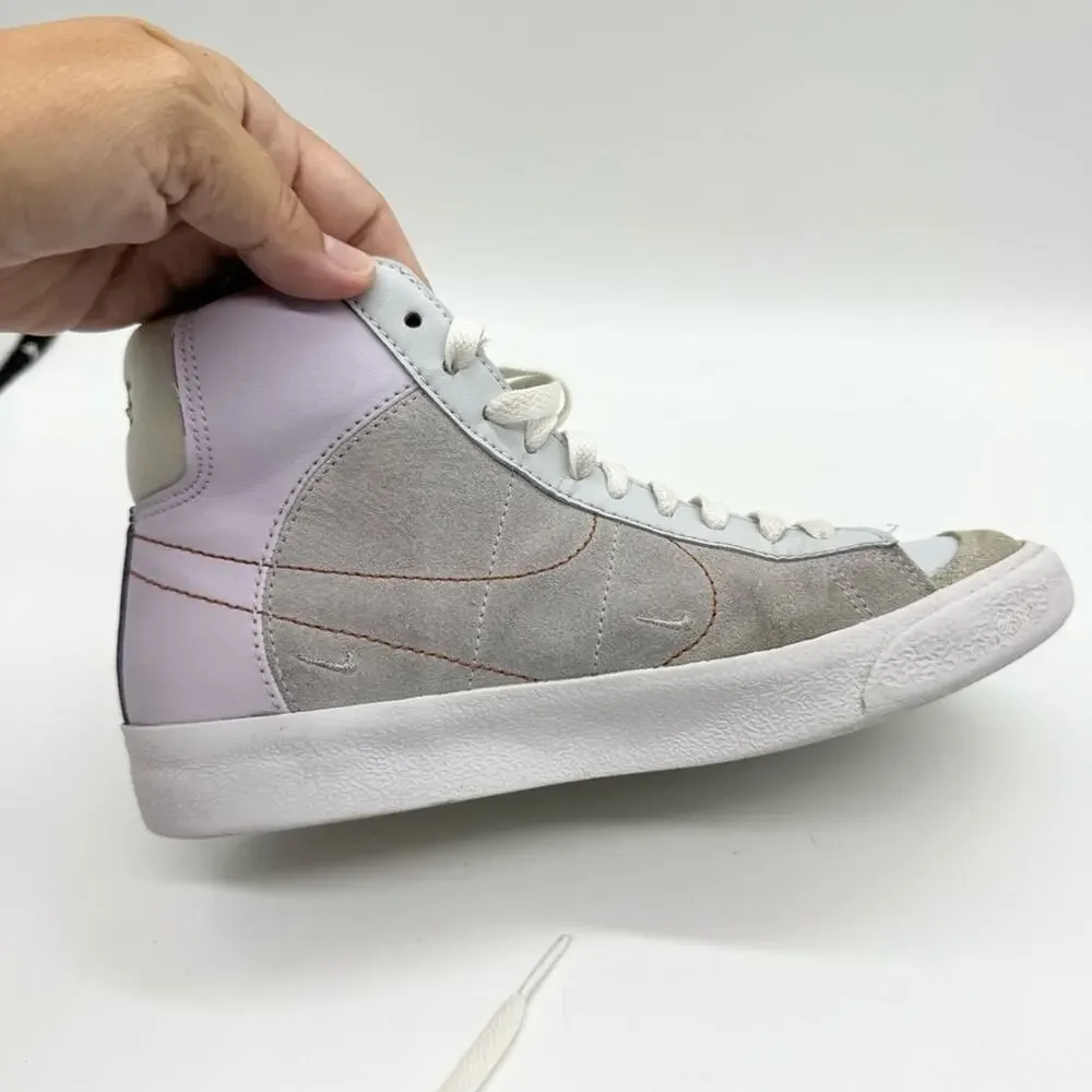 Nike Big Girls‎ Blazer Mid '77 Casual Sneakers Barely Grape/Metallic Copper 4.5Y